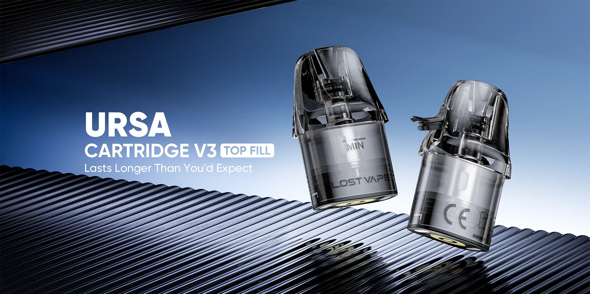 Lost Vape URSA CARTRIDGE V3 official key visual