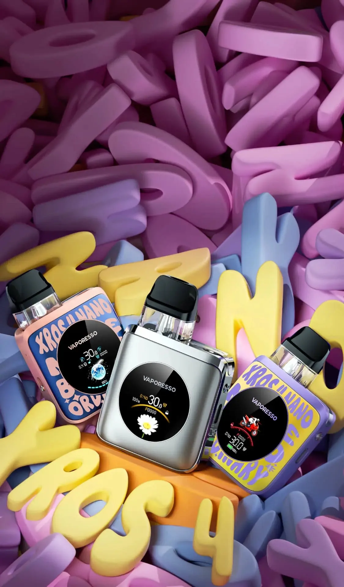 Vaporesso XROS 4 NANO official key visual